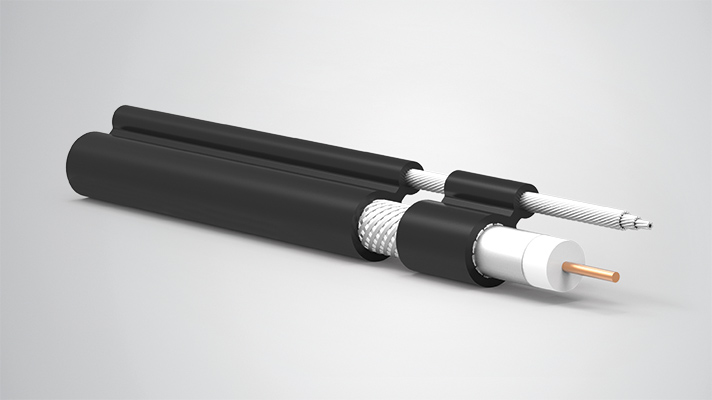 Outdoor RG6 With Messenger SATV satallite systems Coax Cable